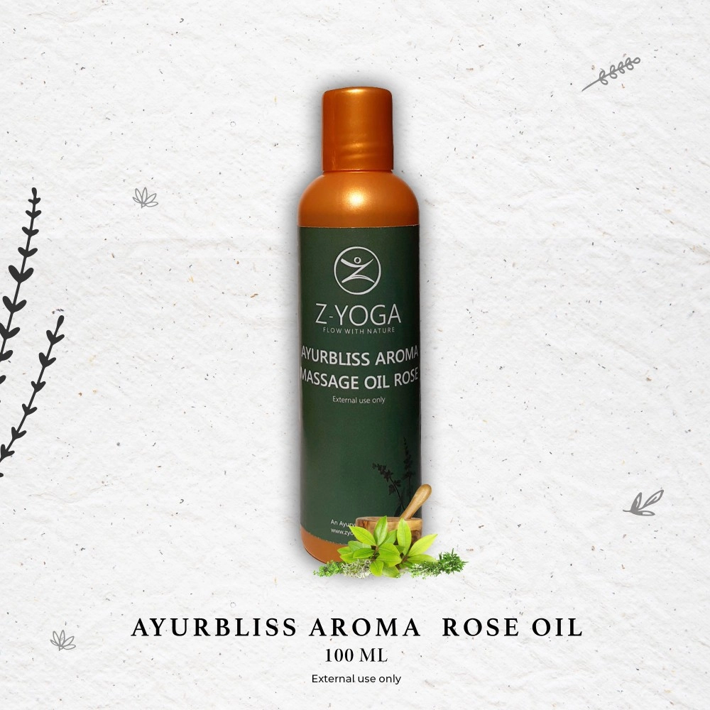 AYURBLISSAROMAMASSAGE OIL ROSE